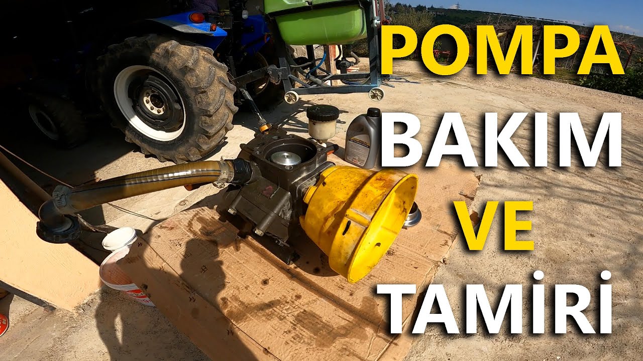 Üç Membranlı Holder Pompasının Bakımı ve Tamiratı