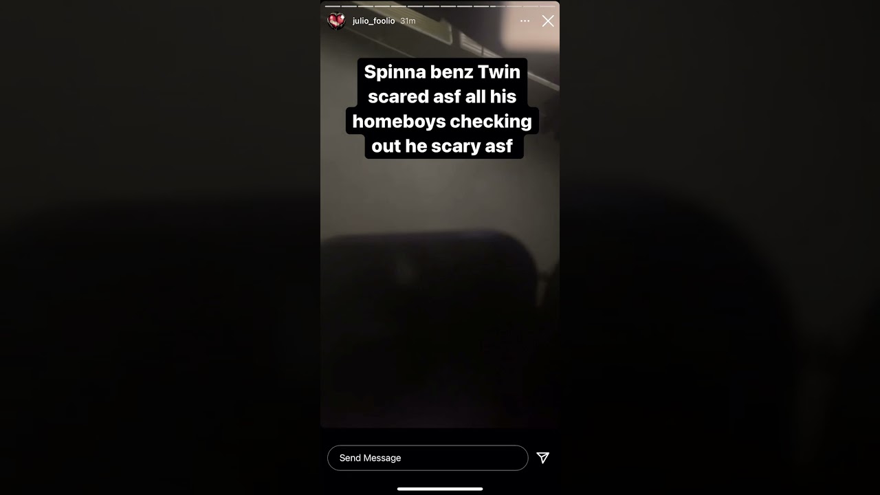 Foolio recorded Yungeen Ace associate ATK member Spinabenz scared to be in jail with his big brother