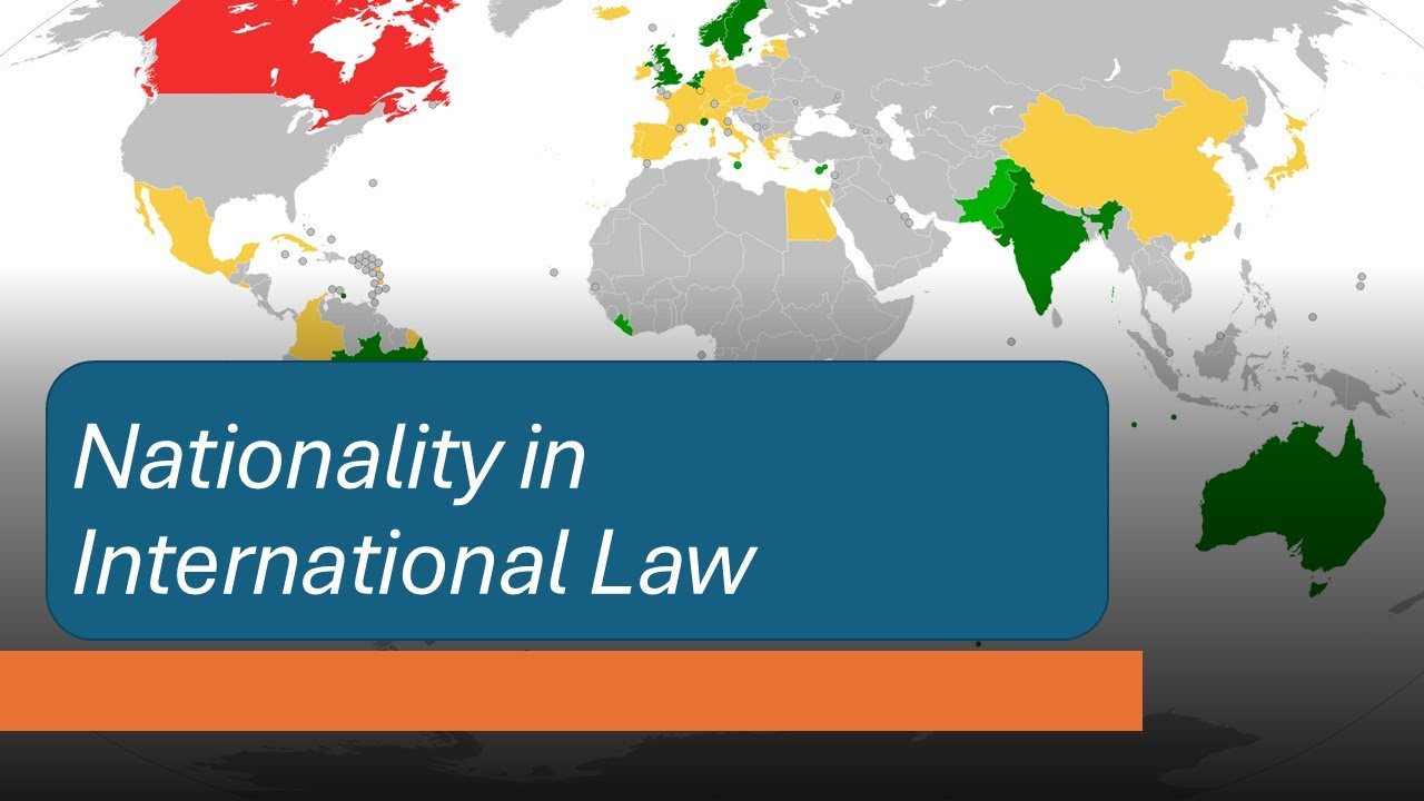 Nationality in International Law