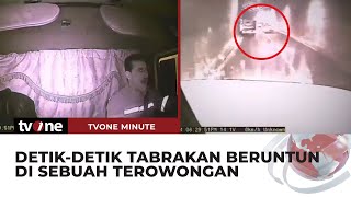 Mengerikan! Rekaman saat Detik-Detik Kecelakaan Beruntun Terjadi | tvOne Minute