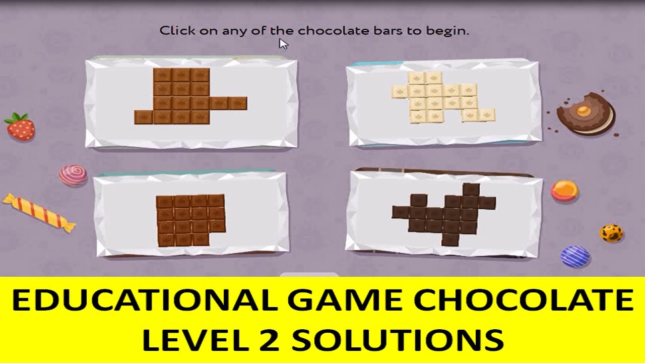 Bricsmath Chocolates Level 2 Solutions ( Dragonlearn Educational Games Solution)