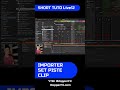 [LIVE12] IMPORTER SET PISTE CLIP #abletonlive12 #abletonlive #live12 #live