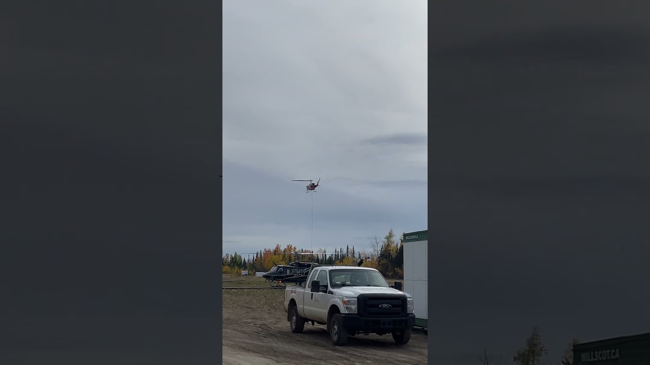 Helicopters coming in to refuel.  