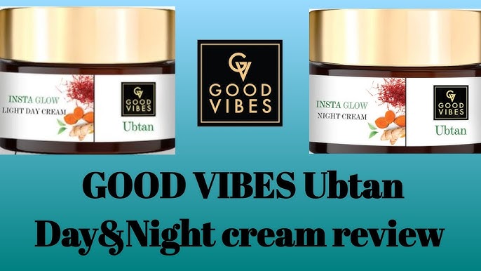 Good vibes ubtan insta glow night cream review #productreview