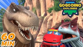 【GOGODINO Musim 5】Pertempuran Dinosaur Terbaik! | KOMPILASI | Kartun Anak | Dinosaur | Mainan | Lagu