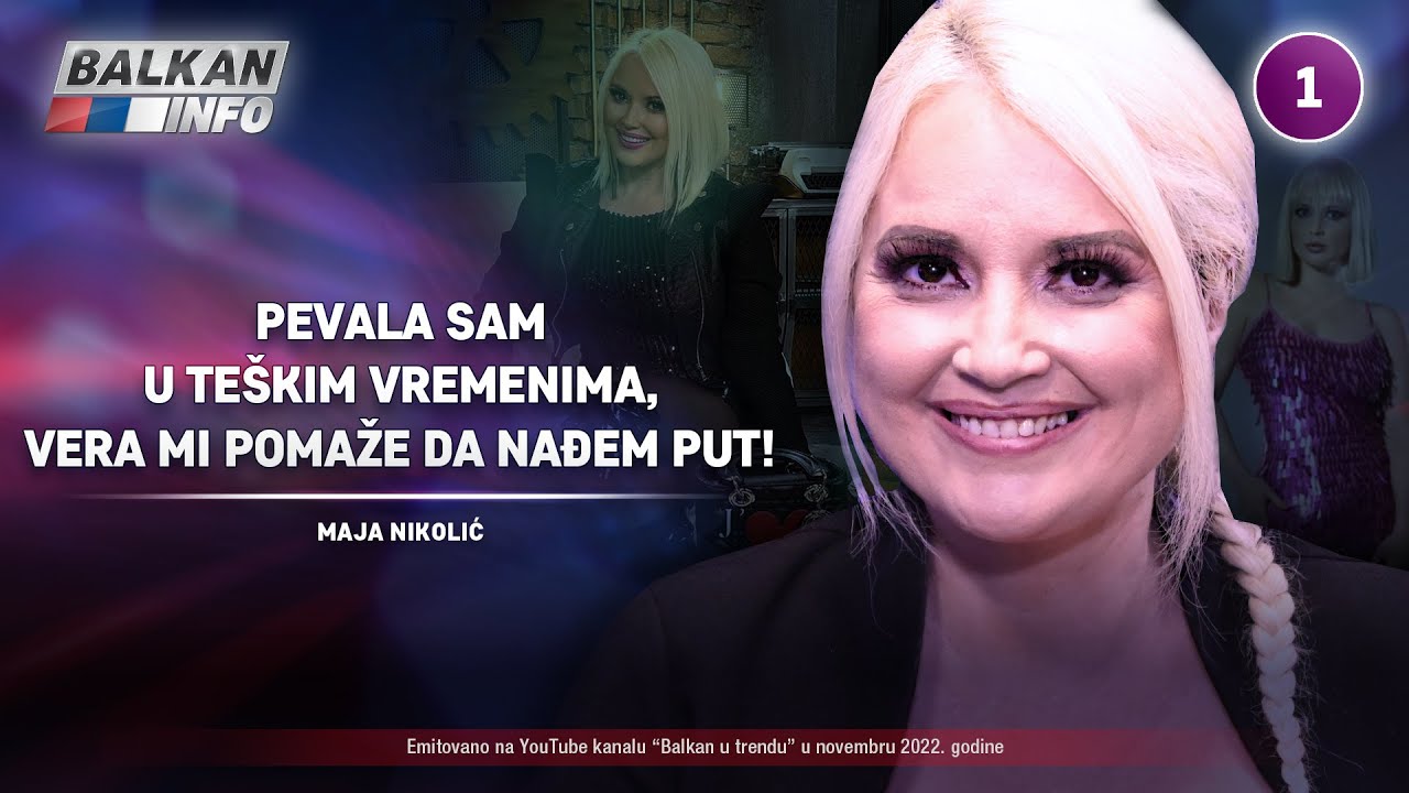INTERVJU: Maja Nikolić - Pevala sam u teškim vremenima, vera mi pomaže da nađem put! (6.11.2022)