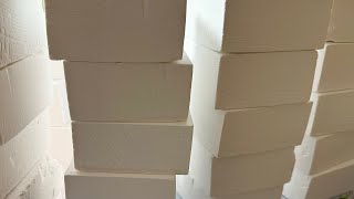 24 Chalk Blocks Crushed in Water with Cornstarch Bonus 