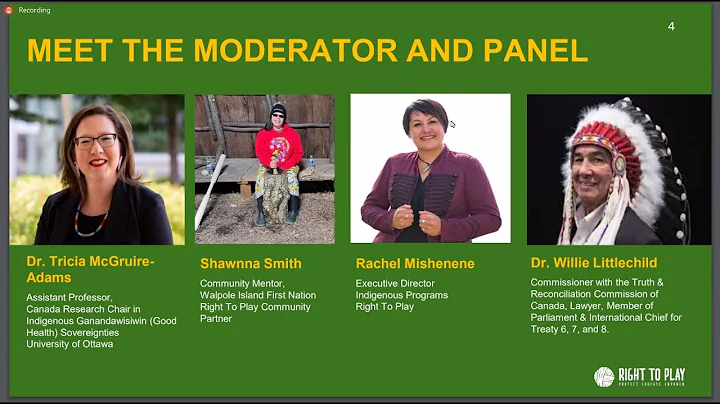 Right To Play In Conversation: Land-Based Learning & Reconciliation