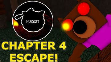 How to ESCAPE CHAPTER 4 - FOREST in PIGGY: UNSTABLE REALITY! - Roblox