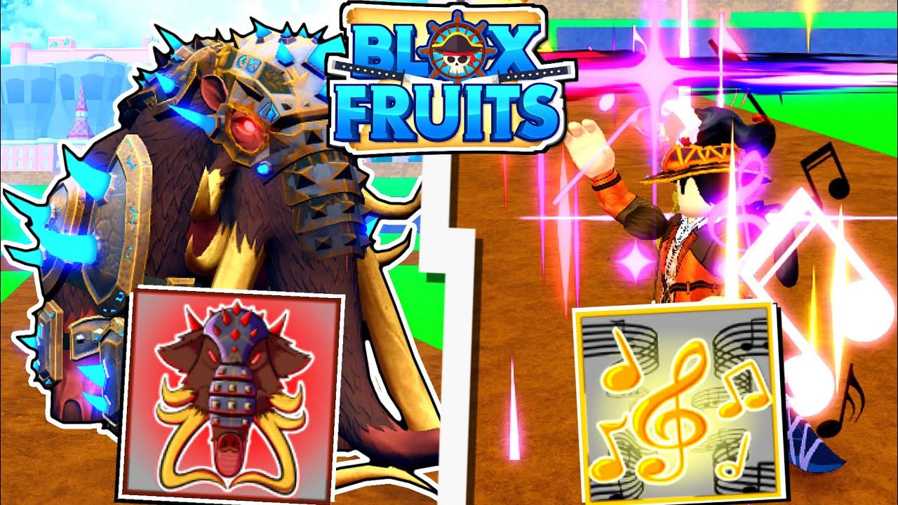 SHOWCASE da MAMUTE a NOVA FRUTA da UPDATE 20 do BLOX FRUITS 