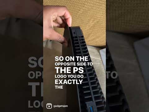 How to remove and replace the faceplate on the PS5? It’s much easier than you think. #PS5 #BlackPS5