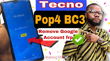 Tecno pop 4 BC2, BC3 Frp Bypass , Bypass Google Account on Tecno pop 4, Frp unlock Tecno || NO PC ✅