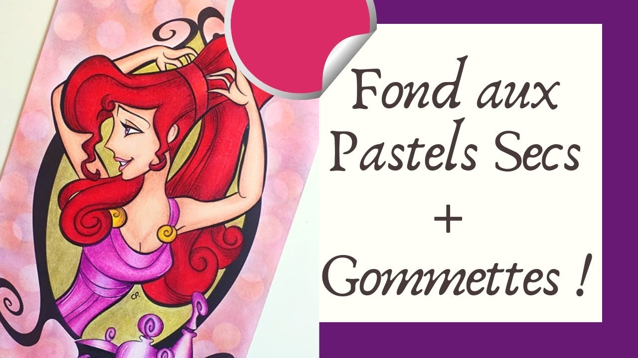 Tutoriel | Fond aux Pastels Secs + Gommettes !