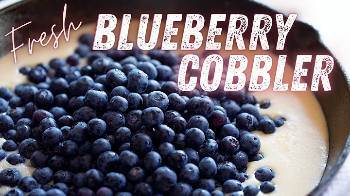 How to Make Fresh Blueberry Cobbler | iambaker.net