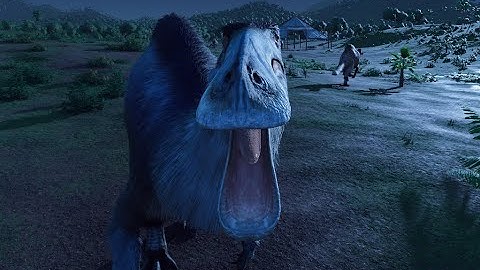 Day 381 of adding a Deinocheirus to this park until they