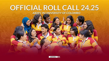 Roll Call 24.25 | AIESEC in University of Colombo