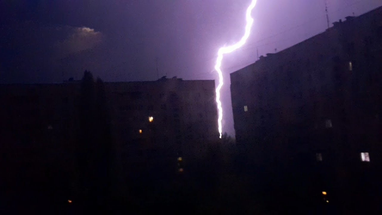 2 Ночи Подряд 😱 Ночная Гроза ⚡🌩 в Харькове 13.07.25