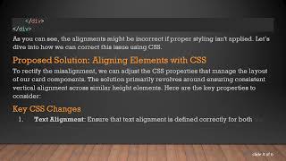 How to Vertically Align Div Elements in CSS for Your Cards