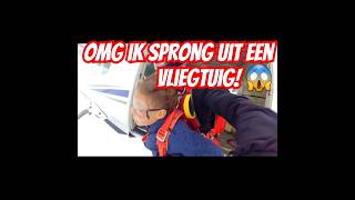 NO WAY! 9 year old makes first ever skydive! 🪂🔥 #skydiving #tandemskydive #netherlands