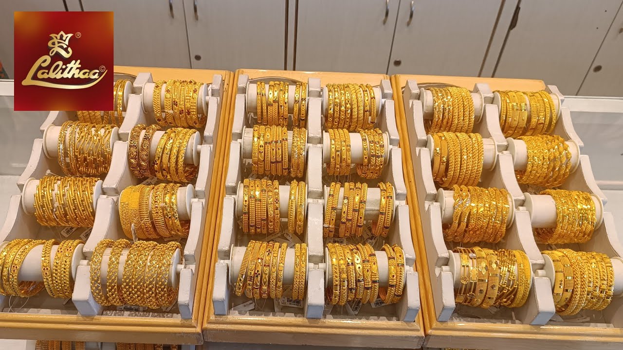 Lalithaa Jewellery Bangle Collections | Daily Wear Bangle | Function Wear Bangle | Wedding Bangle