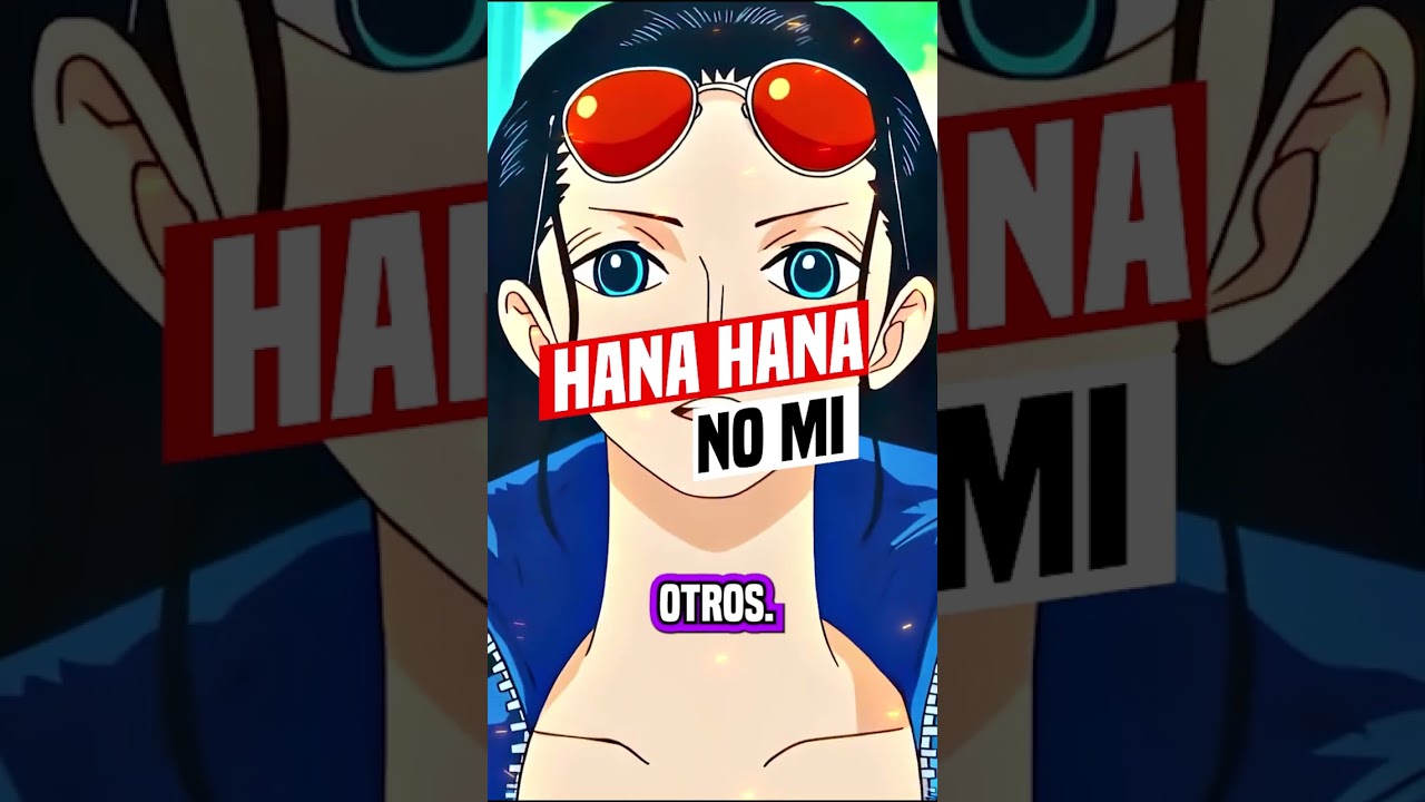 Akuma no Mi (Fruta do Diabo) - Hana Hana no Mi + Cartaz de Procurado - Nico  Robin - One Piece - Luffy