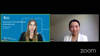 Conversion Rate Optimisation - actionable tips - Digital Boost LIVE 'How to + Q&A' Webinar