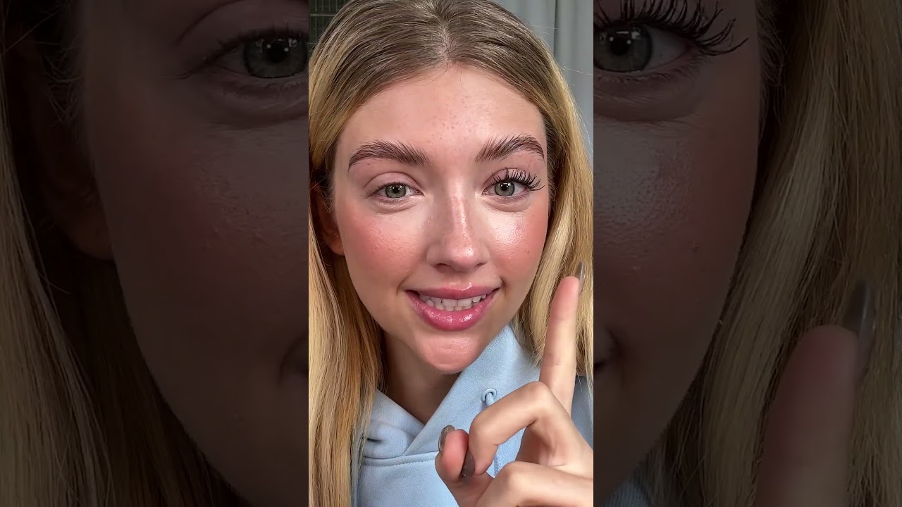 trying the Olivia Blaire iron wand mascara