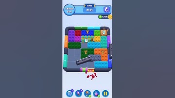 Color Block Jam level 574 solution walk through #gaming #mobilegame  #puzzlegames #games