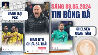 TIN BÓNG ĐÁ 8/5: DORTMUND ĐÁNH BẠI PSG, MAN UNITED CHƯA SA THẢI TEN HAG, CHELSEA QUAN TÂM JAN OBLAK