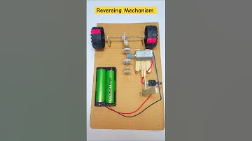 Reversing Mechanism Clockwise & Anticlockwise - DC Motor #dcmotor #tech #diyproject #shorts
