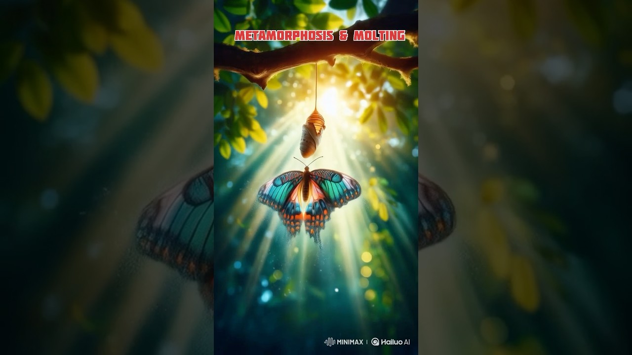 🦋 Metamorphosis & Moulting Explained | How Insects & Animals Transform! 🐛➡️🦋