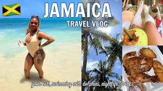 JAMAICA TRAVEL VLOG 🇯🇲| HOTEL RIU OCHO RIOS, BAMBOO RAFTING, ATV, DOLPHINS, SUN &amp; BEACH, GOOD FOOD!!