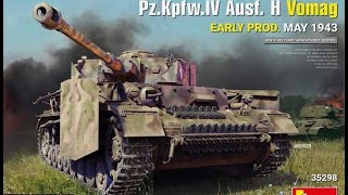 New！ミニアート 1/35 ドイツ陸軍 4号戦車 H型 Vomag工場製 初期型 1943年5月 フルインテリア 内部再現 プラモデル (2021.03.05到着)