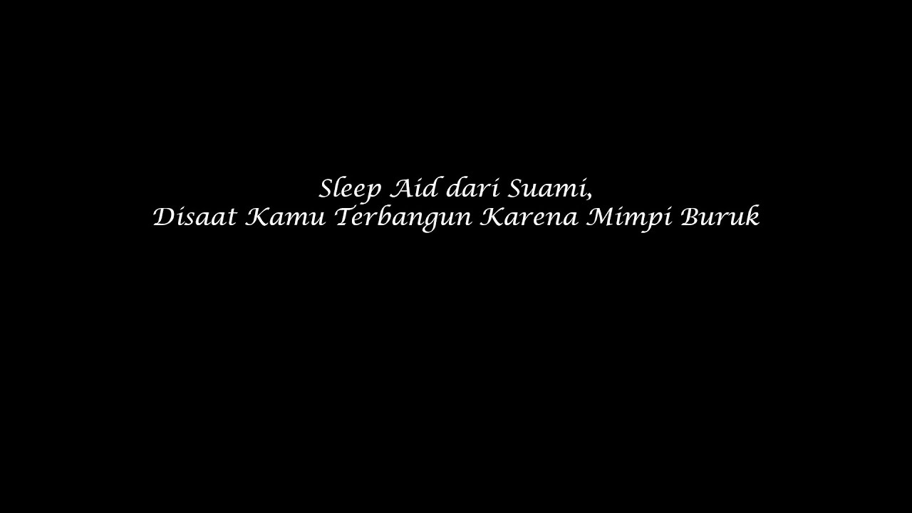 [ASMR Husband Indonesia] Sleep Aid Dari Suami [RolePlay/AsmrCowok]