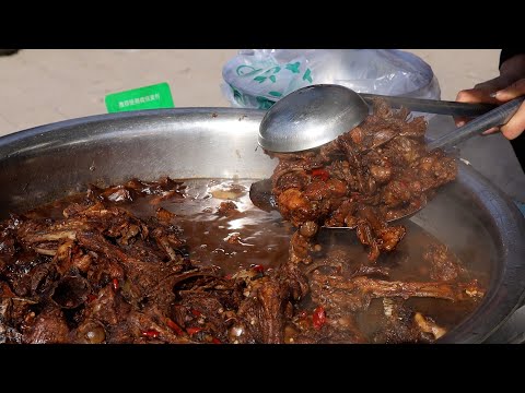 Shandong beauty makes braised mutton, 25 yuan per catty