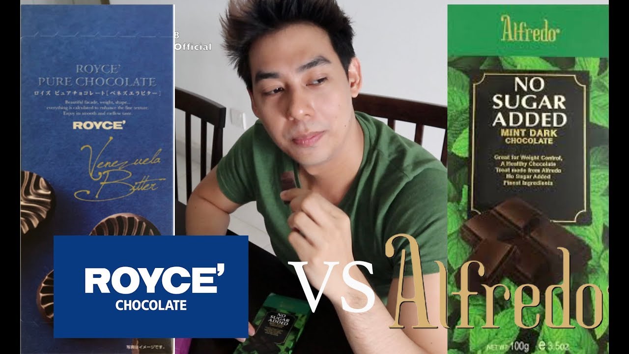 Royce Chocolate VS Alfredo Chocolate ( Dark Chocolate Review)