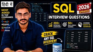 #6 SQL Interview Questions 🔥 | Highest Salary, 2nd/Nth Highest, Avg Salary, Duplicates