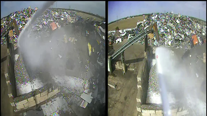 🔥Watch The Fire Rover Eliminate A Fire In A Material Pile 🔥