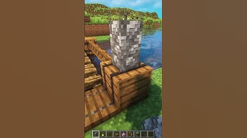 Minecraft Bridge Design💦 #shorts