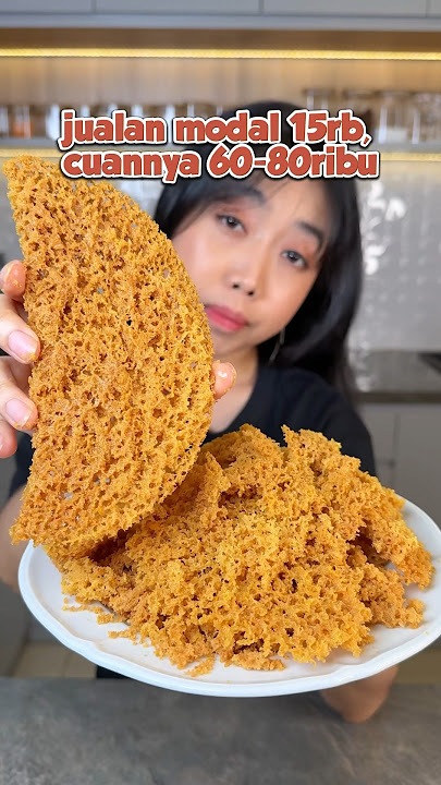 It turns out that making kremesan is that simple and that much money if you sell it #ngeshortsbareng