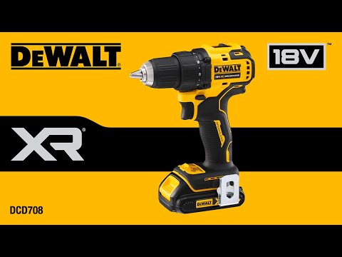 DeWalt DCD708D2T Akumulatorska vibraciona bušilica - odvrtač 2x2.0Ah 18V XR T-STAK kofer - video 4
