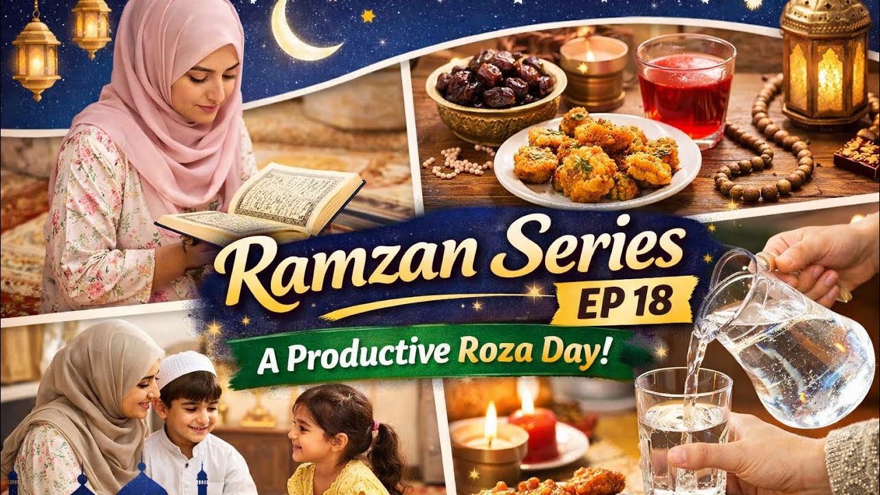 Ramzan Series Episode 18 | A Productive Roza Day 🌙 - YouTube