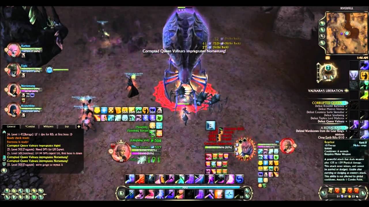 RIFT - Foul Cascade Expert - Corrupted Queen Vallnara - YouTube