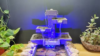 How to make amazing beautifui wonderful waterfall fountain water fountain