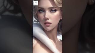 A gorgeous Scarlett Johansson photo|professionally retouched|realistic|smooth face| #ai #shorts screenshot 5