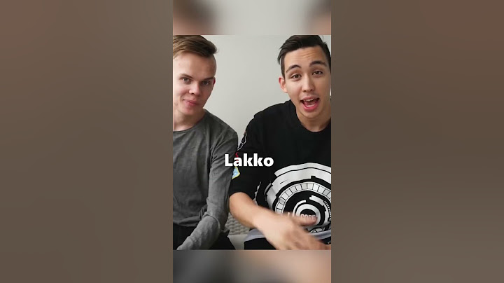 Lakon elämä 60 sekunnissa
