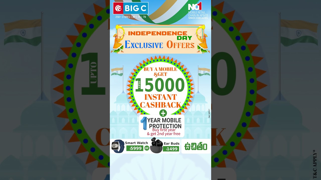 🎉 Big C Mobiles – Independence Day Exclusive Offers!