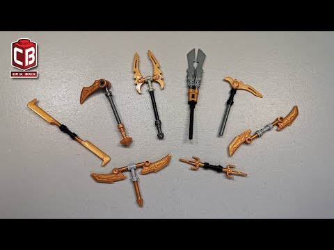 How to Build LEGO Mini Weapons Unofficial Lego Minifigures