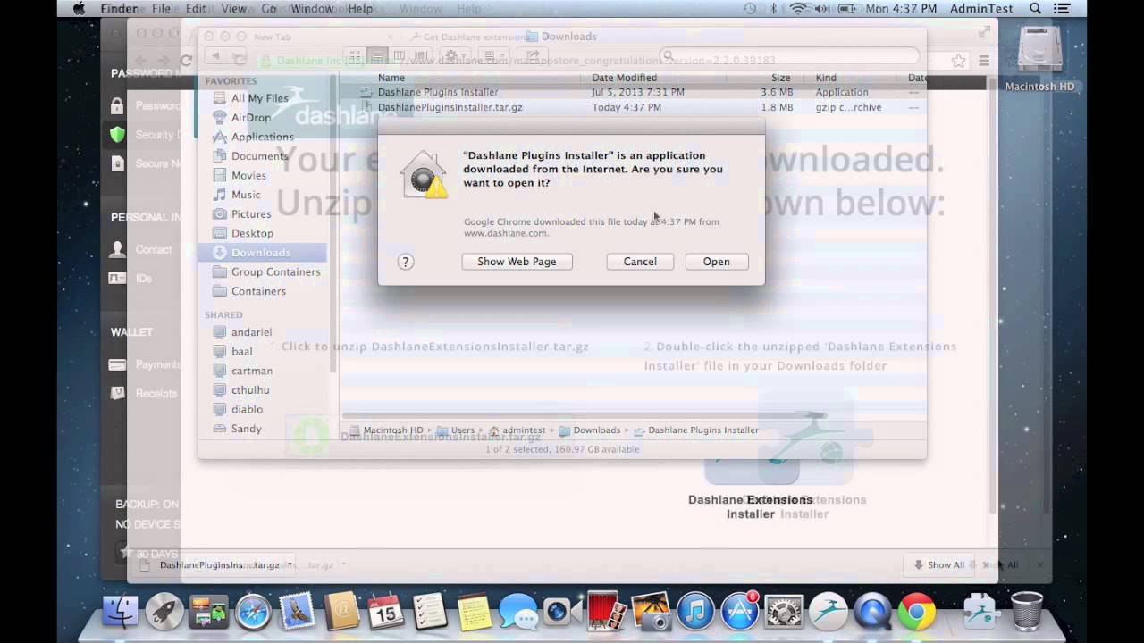 Comment installer Dashlane sur mon Mac depuis le Mac App Store ? - YouTube