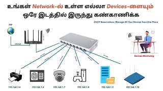 Wi-Fi router's DHCP reservations allow you to monitor all devices connected to your network at once